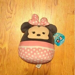 Squishmallows Original Disney 8" Minnie‎ Mouse Plush Pink Polka Dot Bow Soft
